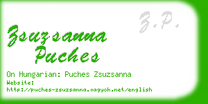 zsuzsanna puches business card